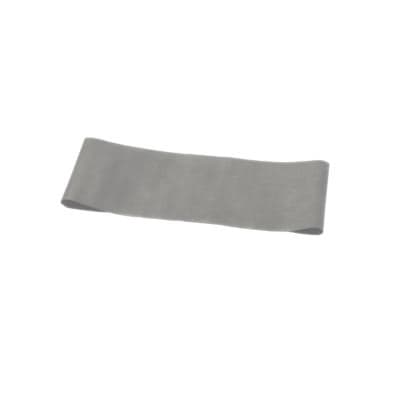 CanDo Band Exercise Loop, 10 Inch Long, Silver, 2X heavy - Image 1