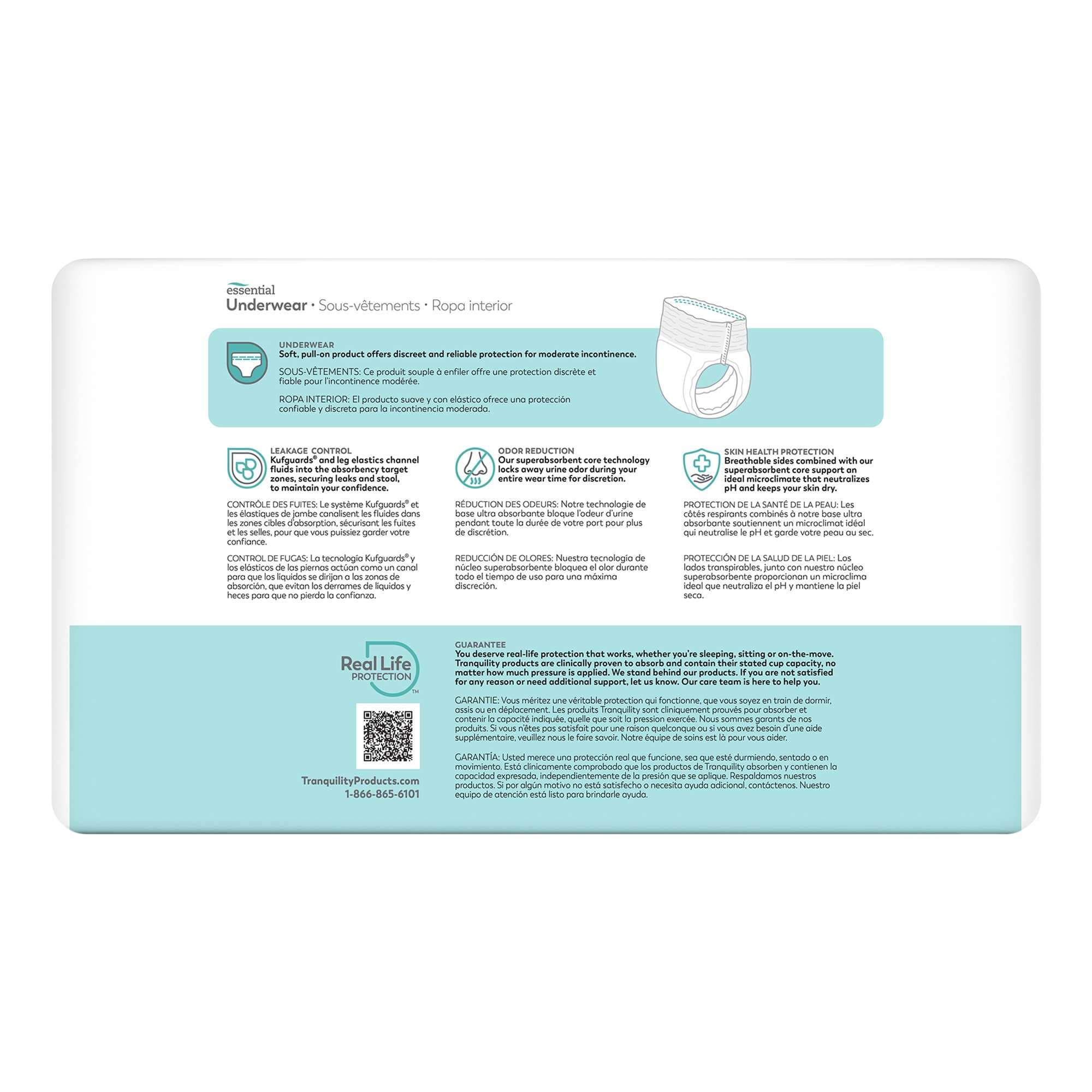 Tranquility Essential Moderate Absorbency Underwear - Image 2