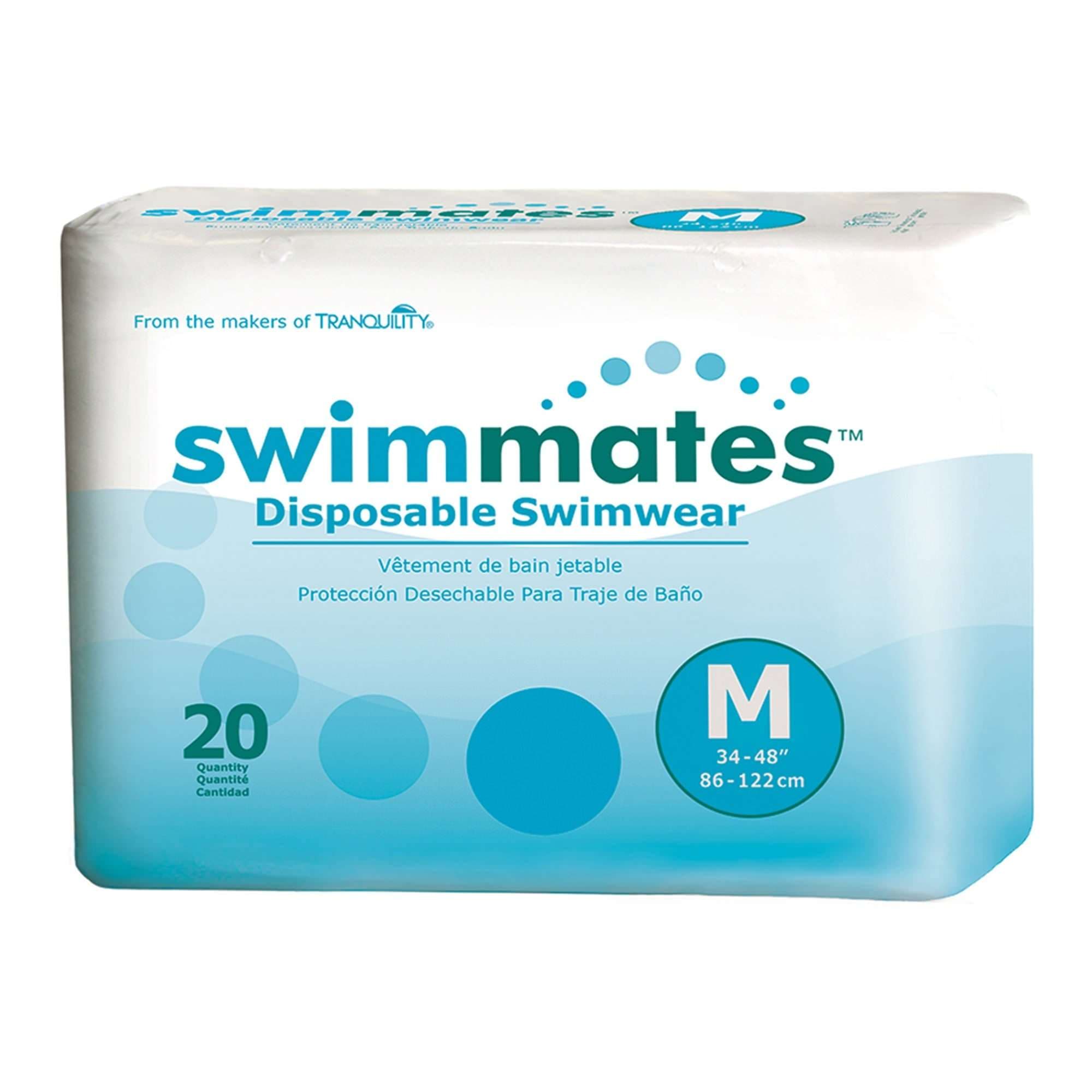 Swimmates Disposable Swimwear, Medium - Case of 80 - Image 1
