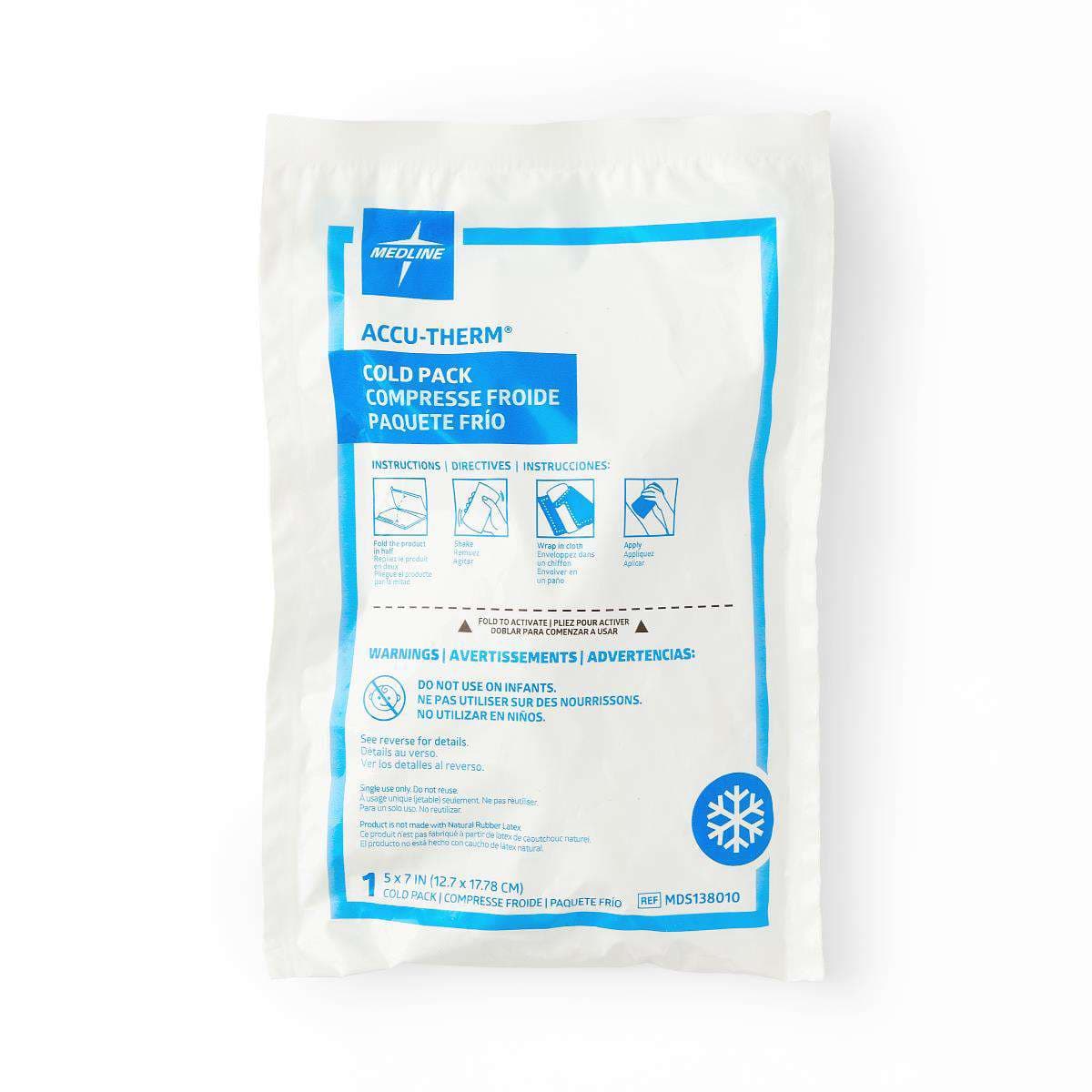 Accu-Therm Heavy-Weight Jr. Noninsulated Cold Pack, 5 x 7 Inch - Case of 16 - Image 1