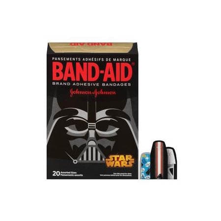 Johnson and Johnson Band-Aid Decorative Adhesive Bandage, Star Wars, Assorted - Box of 20 - Image 1