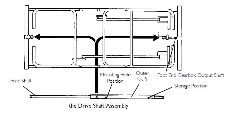 Invacare Drive Shaft Assembly, 84" - Image 3