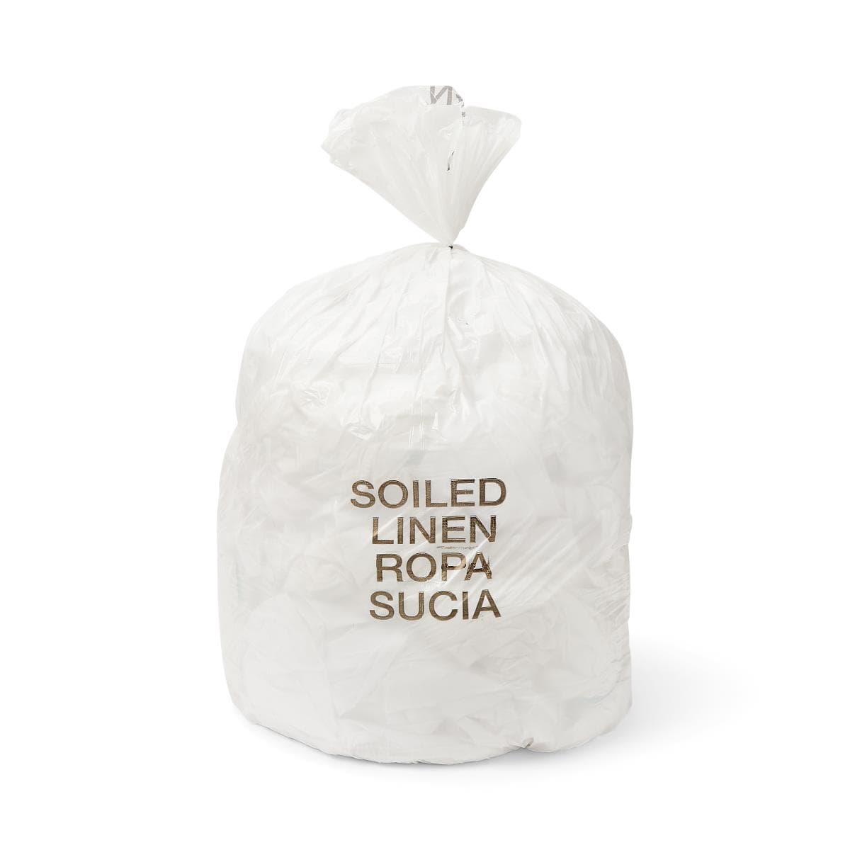 Medline Soiled Linen Liners, White, 29" x 45", 1.0 Mil, Roll - Case of 240 - Image 1