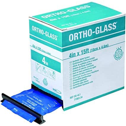 Ortho-Glass Fiberglass Splint Roll, White, 4" x 15 Foot - Case of 2 - Image 1
