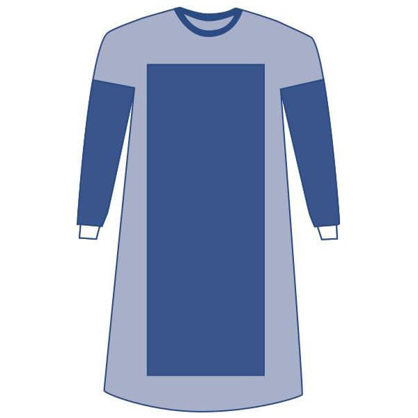 Medline Poly Reinforced Eclipse Gown - Image 1