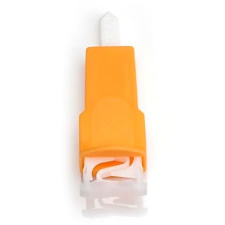 Capiject Safety Lancet with Push Button Activation, Orange - Box of 200 - Image 1