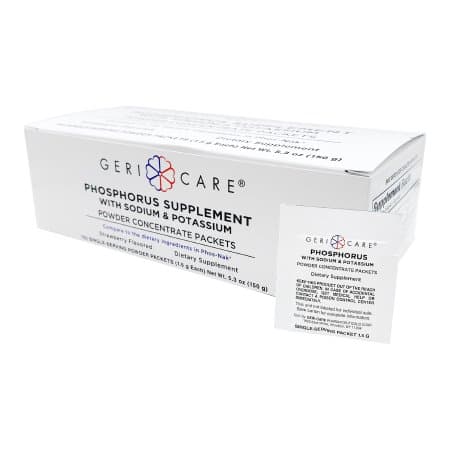 Geri-Care Dietary Supplement Oral Powder, Strawberry Flavor - Package of 100 - Image 1