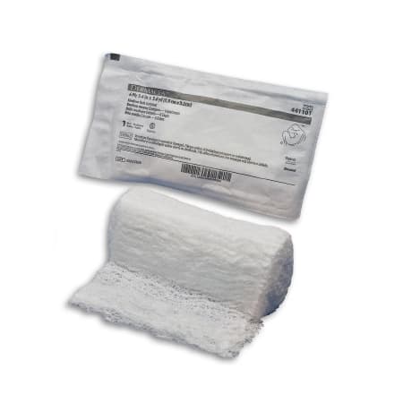 Dermacea Gauze Fluff Rolls, 3.4 Inch x 3-1/2 Yard, Sterile - Case of 96 - Image 1