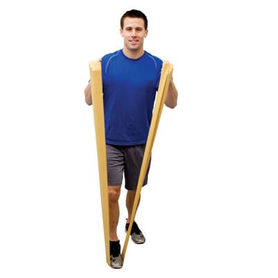 Val-u-Band Twin-Pak Latex Free Exercise Band, Pineapple, 3X Heavy - Image 1