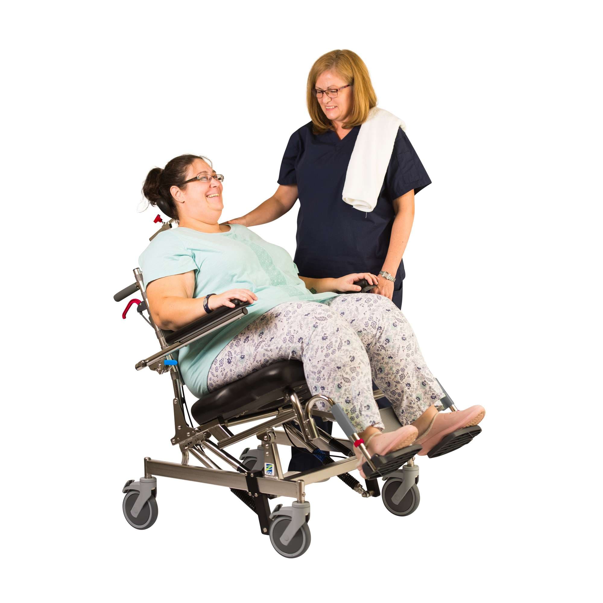 Raz design AT600 bariatric tilt rehab shower commode chair - Image 5