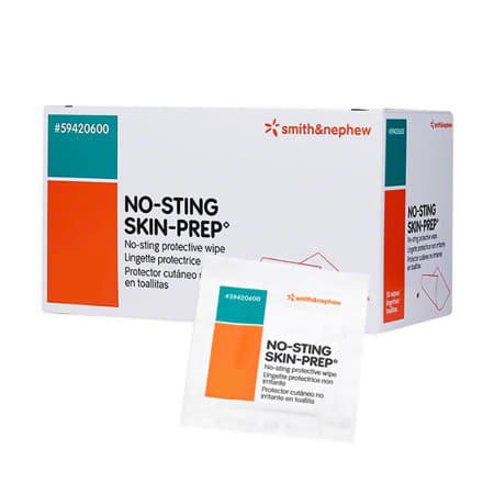 Smith and Nephew No-Sting Skin-Prep Wipe - Box of 50 - Image 1