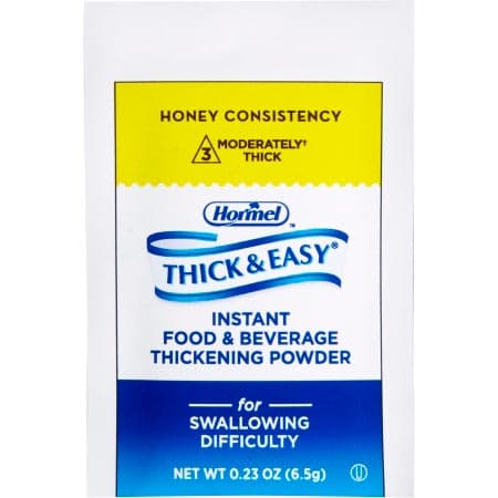 Thick and Easy Instant Food and Beverage Thickener, Honey Consistency, 0.23 oz - Case of 100 - Image 1