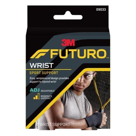 3M Futuro Sport Wraparound Adjustable Wrist Support, Black - Image 1