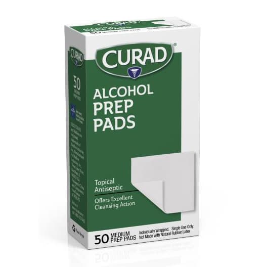 Curad Alcohol Prep Pads - Box of 1200 - Image 1