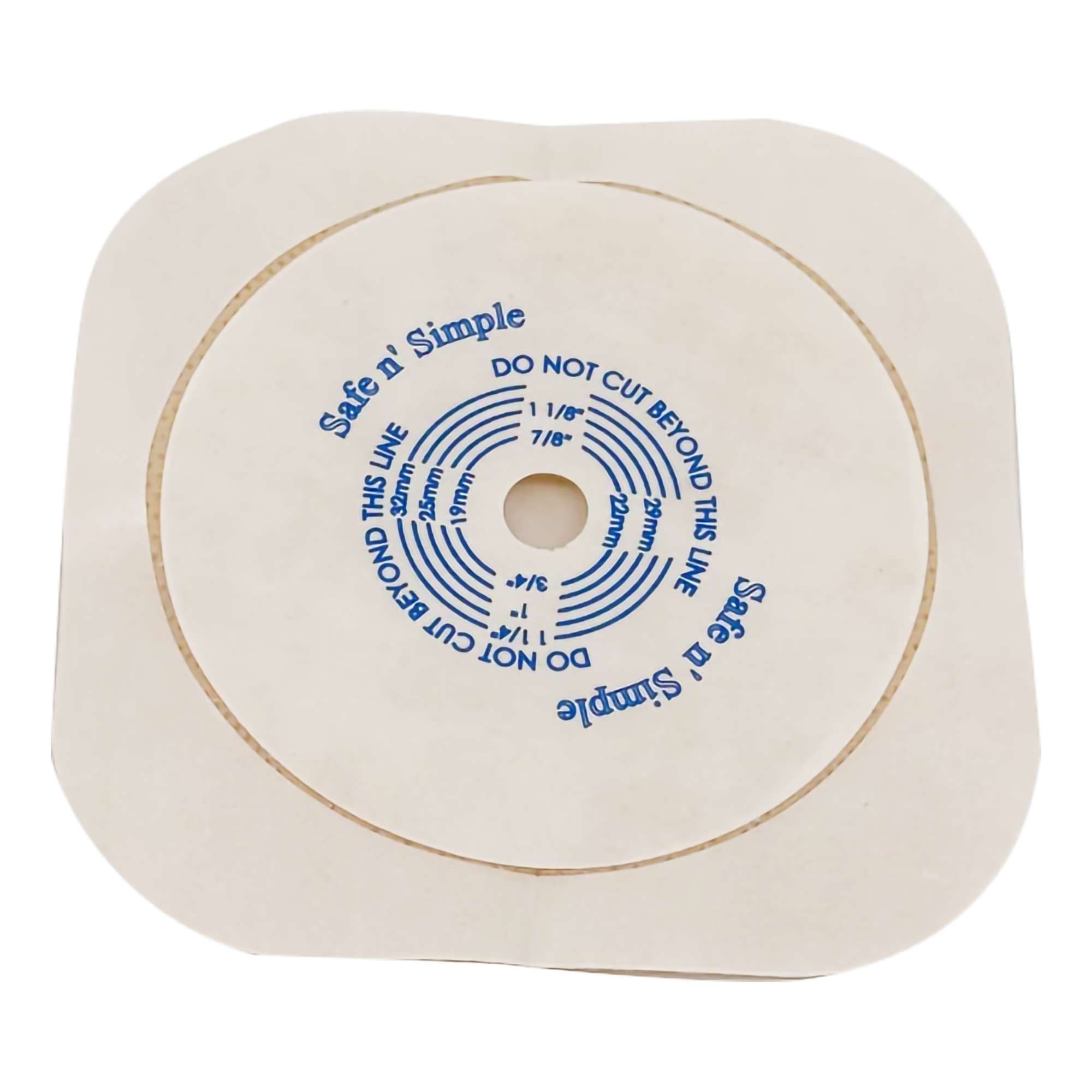 Safe N Simple Beige Ostomy Barrier, Standard Wear - Image 2