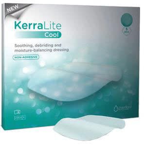 KerraLite Cool Non-Adhesive Hydrogel Moisture Balancing Dressing, 2.4" x 2.4" - Image 1