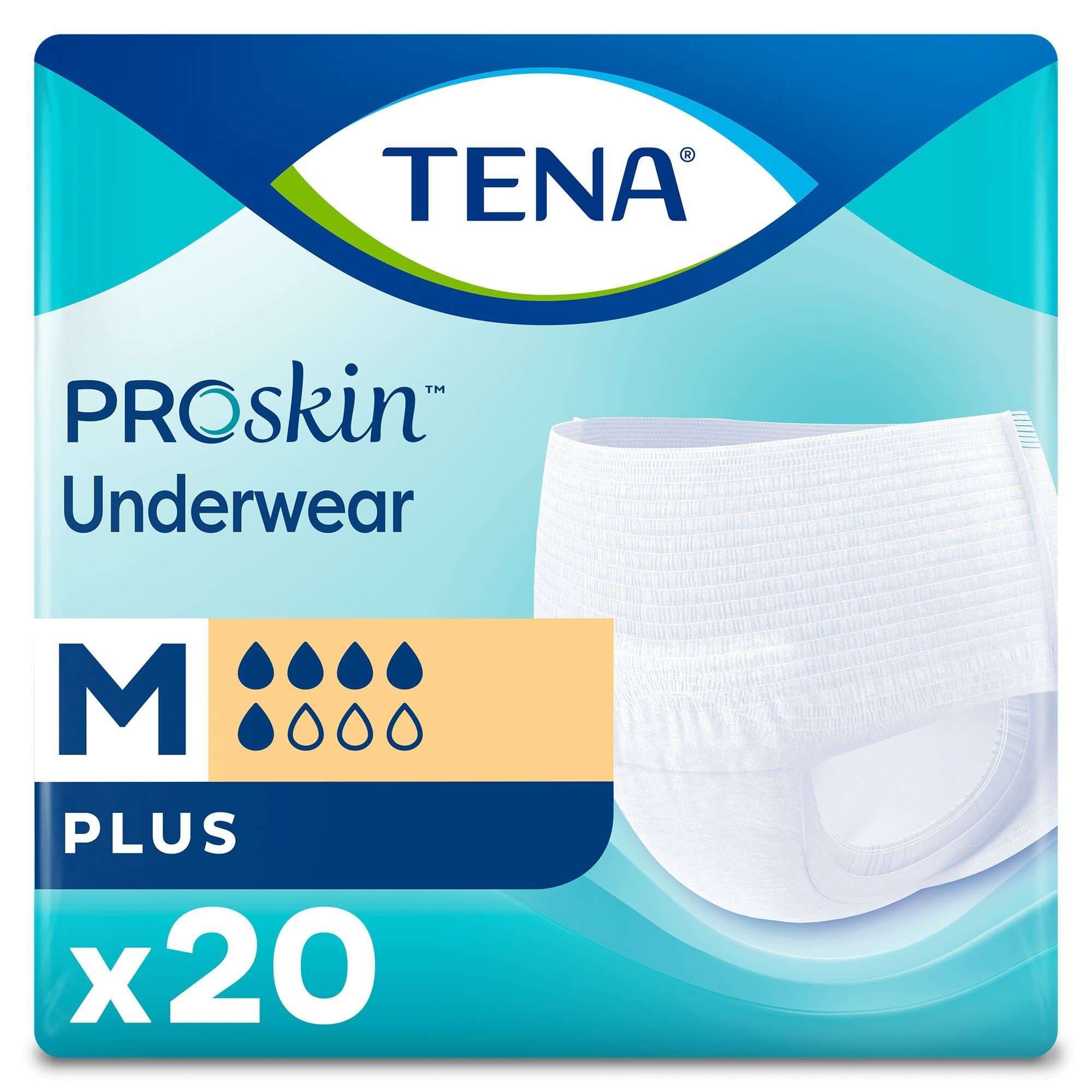 TENA ProSkin Plus Protective Underwear, Medium - Package of 20 - Image 1