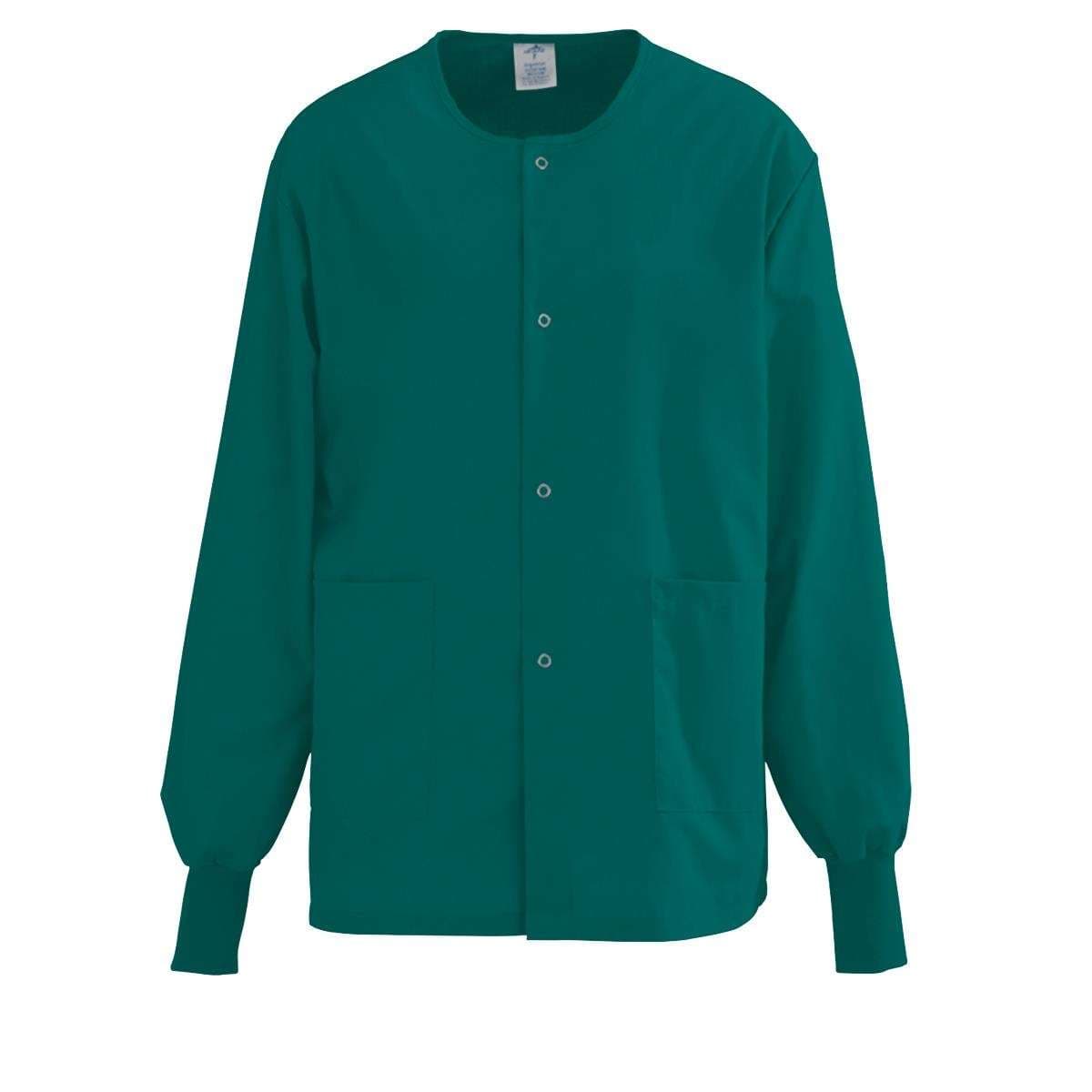 Performax Unisex Snap-front Warm-up Jackets, Evergreen, Extra Large - Image 1