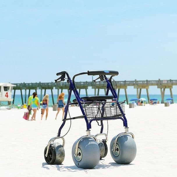 Aluminum all terrain beach walker - Image 4