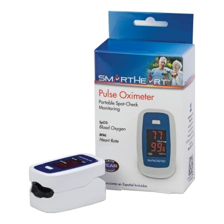 Veridian Fingertip Pulse Oximeter Adult, Audible and Visual - Each - Image 1