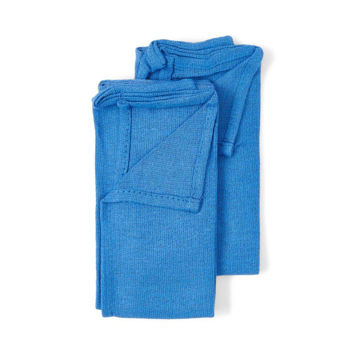 Medline Standard Sterile Disposable Or Towels, Blue - Case of 80 - Image 1