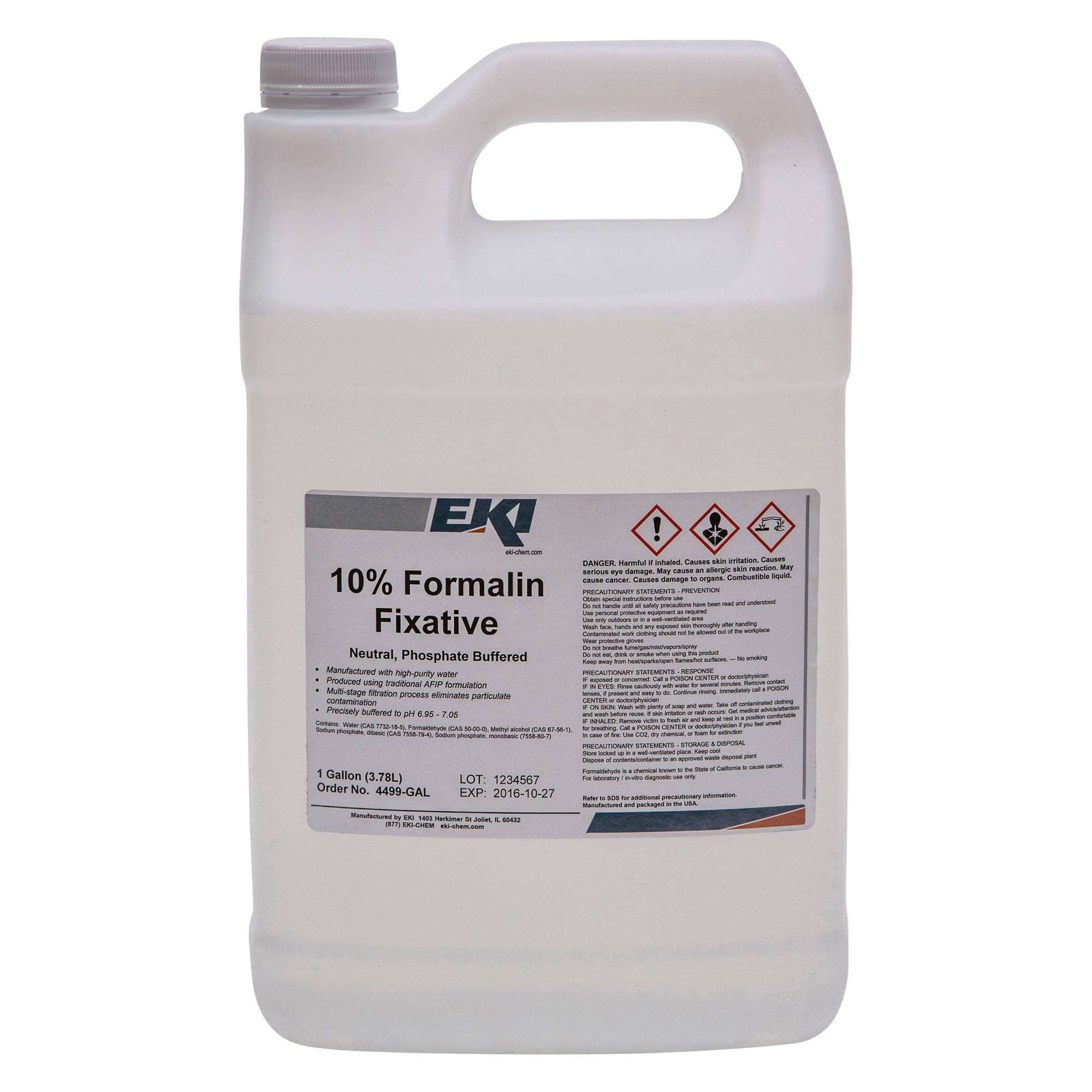 EKI 10% Formalin Fixative, 1 Gallon - Image 1