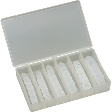 Deroyal Stax Finger Splint Size 1, Clear, Plastic, Opaque - Image 1