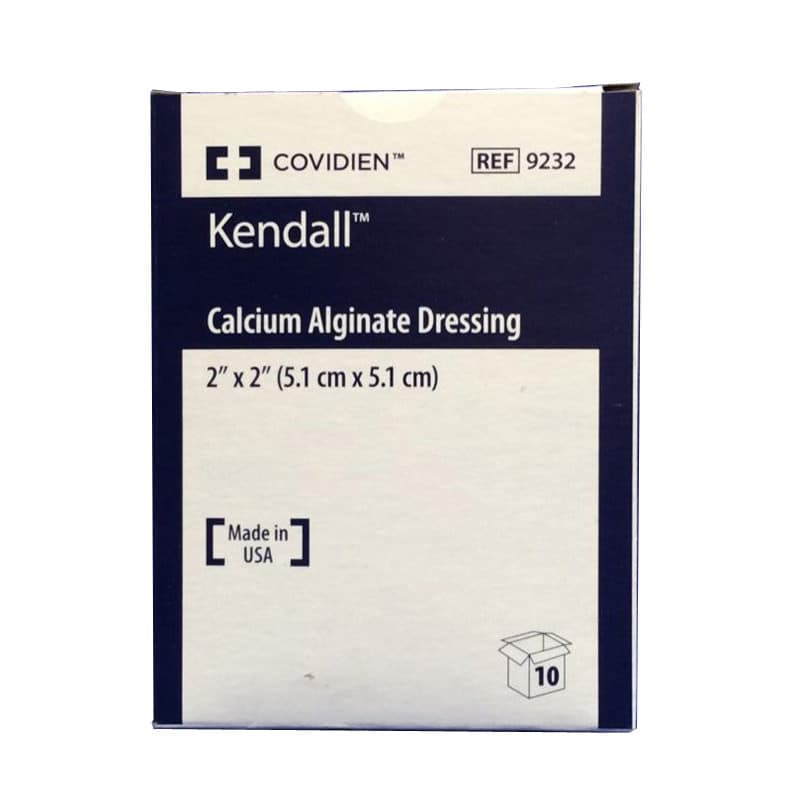Kendall Calcium Alginate Dressing, 2 x 2 Inch - Case of 100 - Image 1