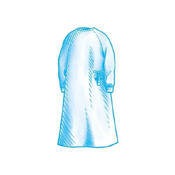 SmartGown Surgical Gown with Towel, Blue, Extra Large-Extra Long - Case of 14 - Image 1