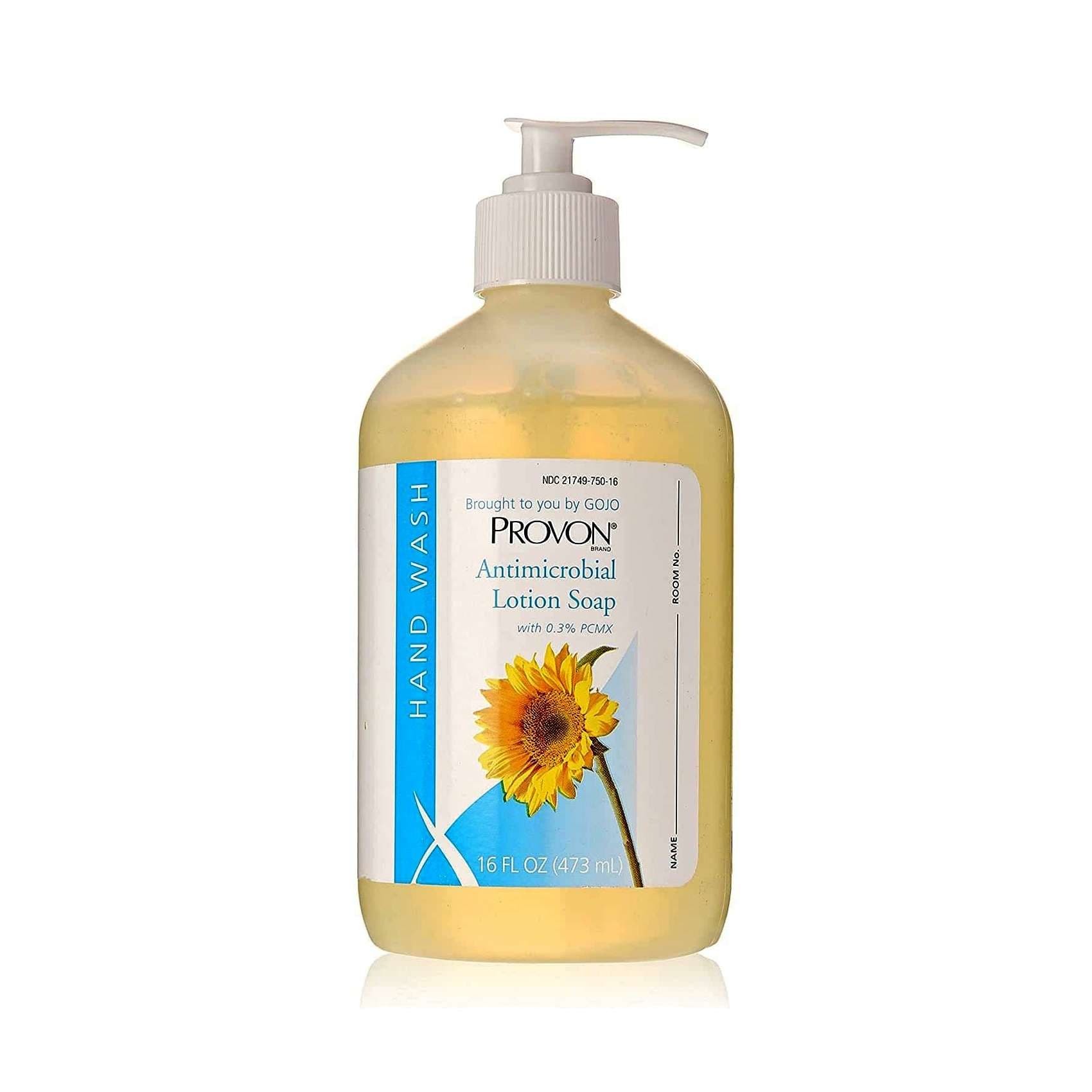 Provon Citrus Scent Antimicrobial Soap Pump Bottle, 16 oz. - Case of 12 - Image 1