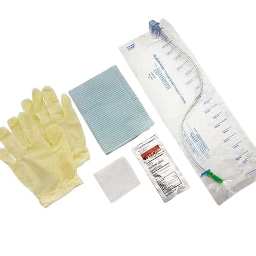 Rusch MMG Closed System Soft PVC Intermittent Catheter Kit, Straight Tip, 12 Fr - Each - Image 1