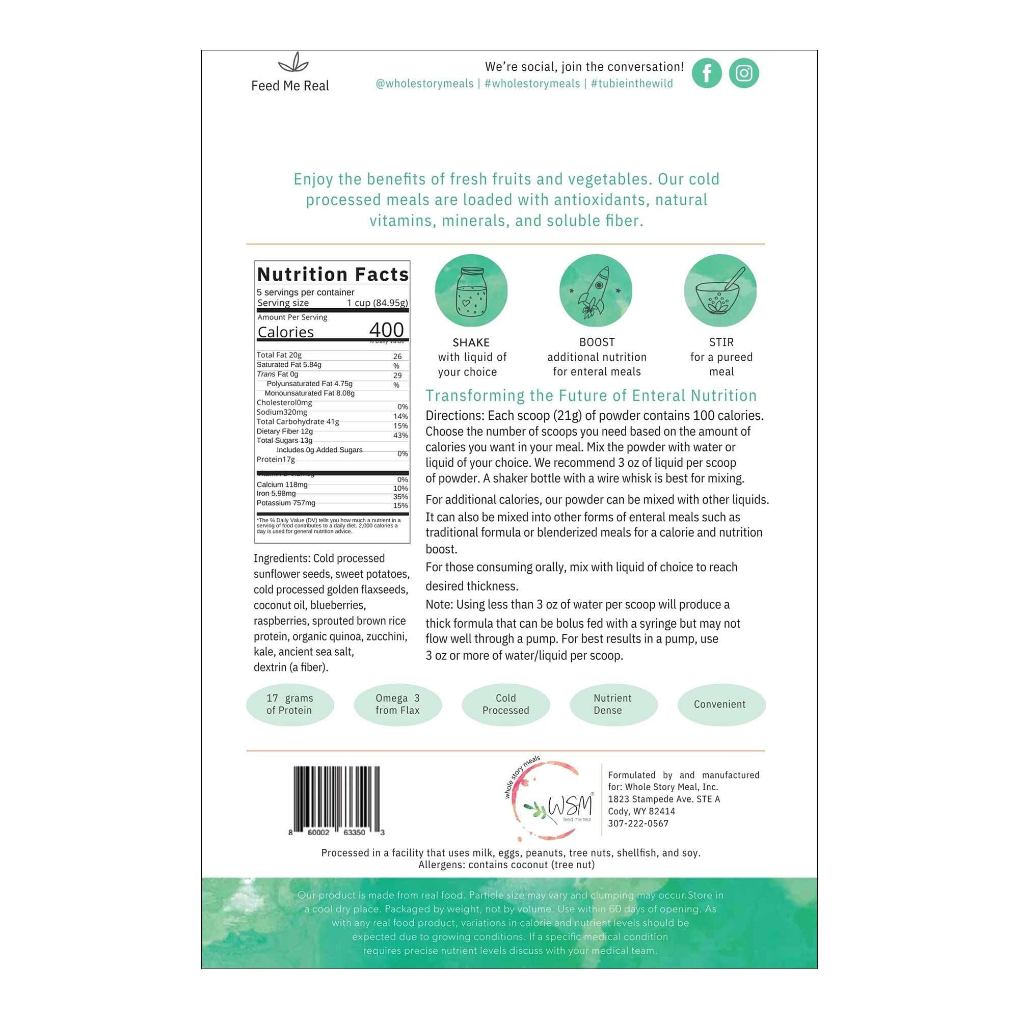 Real Food Powdered Oral Supplement - Image 2