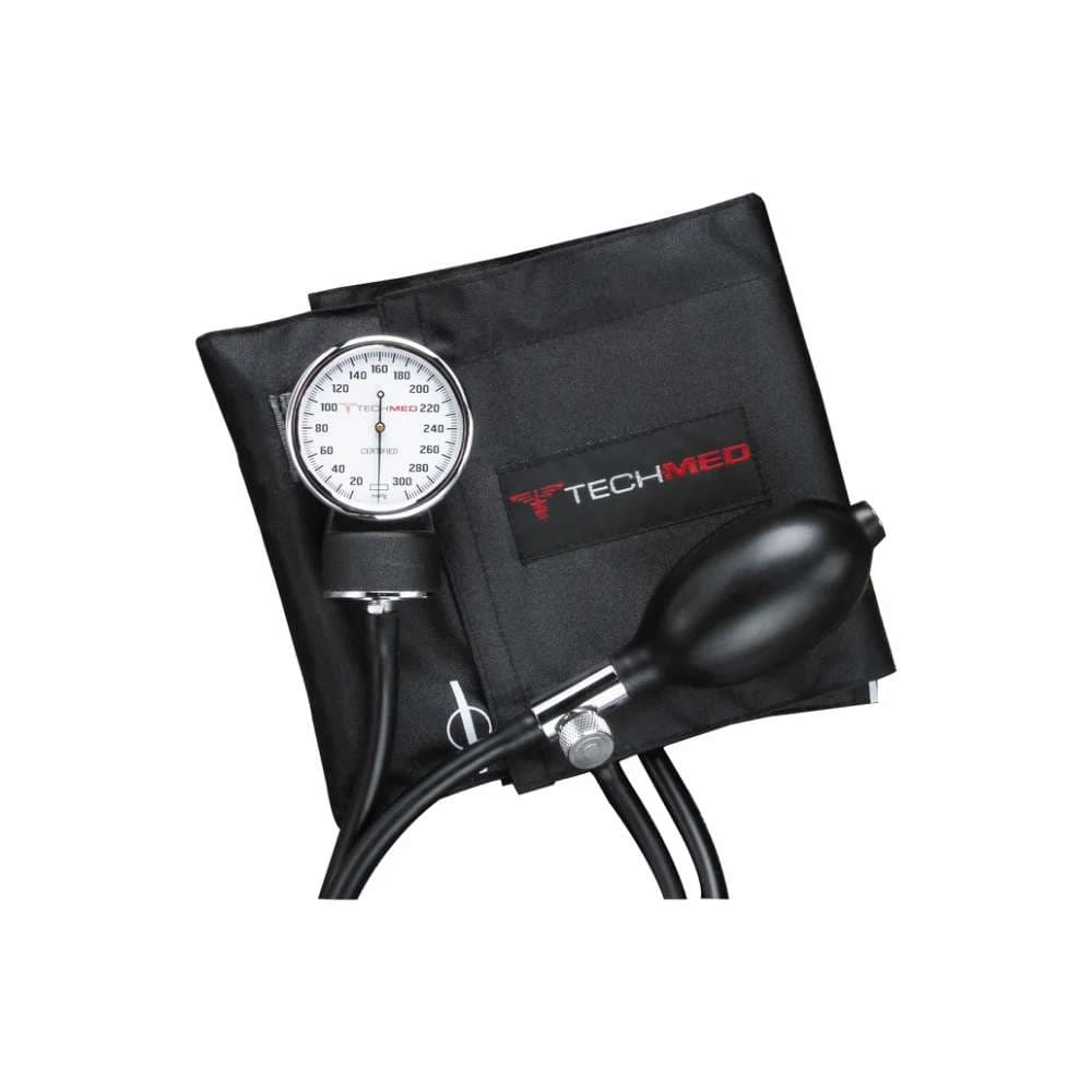 Tech-Med Aneroid Sphygmomanometer Unit, Large Adult Cuff - Image 1