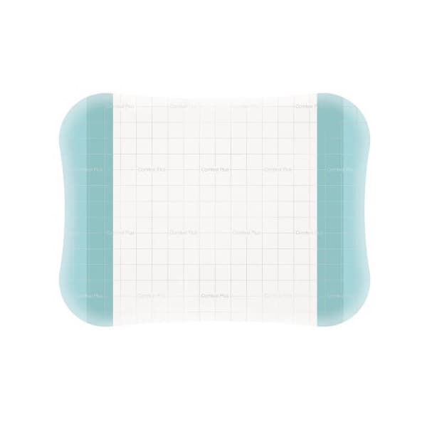 Comfeel Plus Transparent Thin Hydrocolloid Dressing, 2 x 2-3/4 Inch - Box of 10 - Image 1