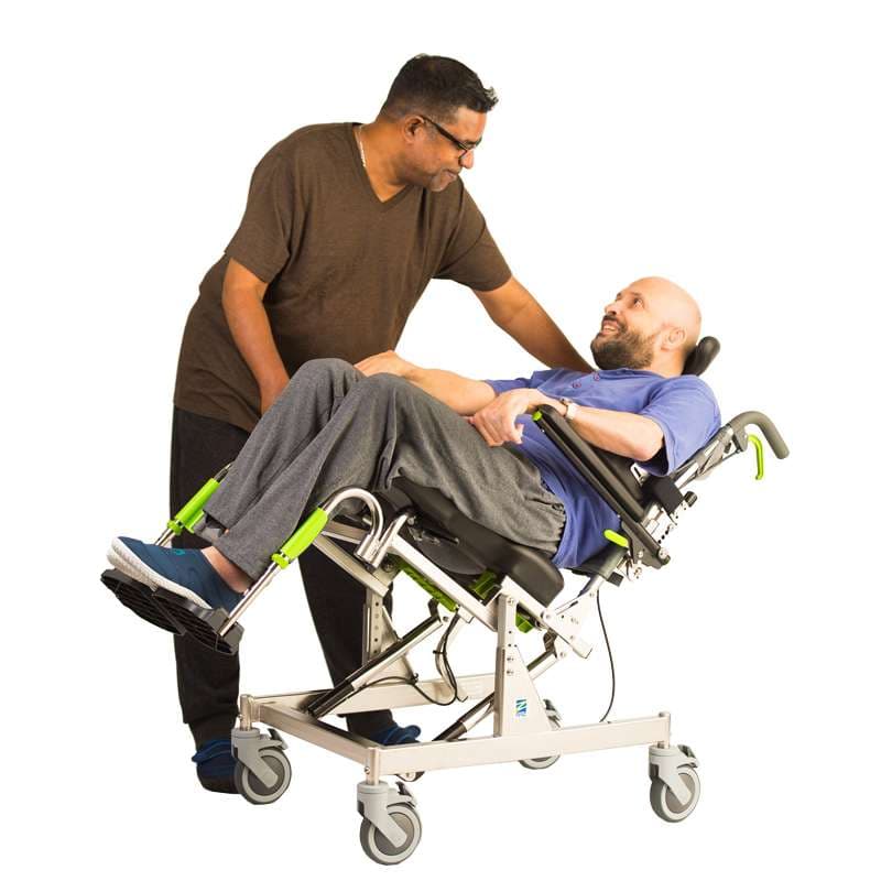 RAZ-AT Attendant Tilt  Mobile Shower Commode Chair - Image 4