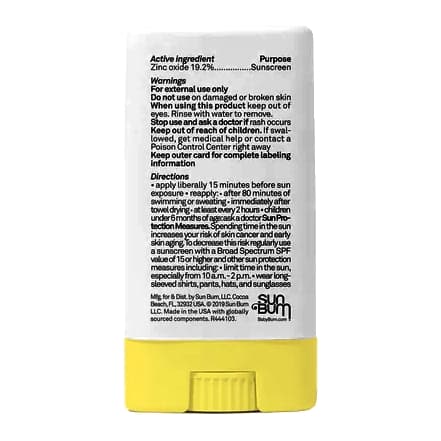 Baby Bum SPF 50 Mineral Sunscreen Face Stick, Fragrance-Free, 0.45 oz - Image 3