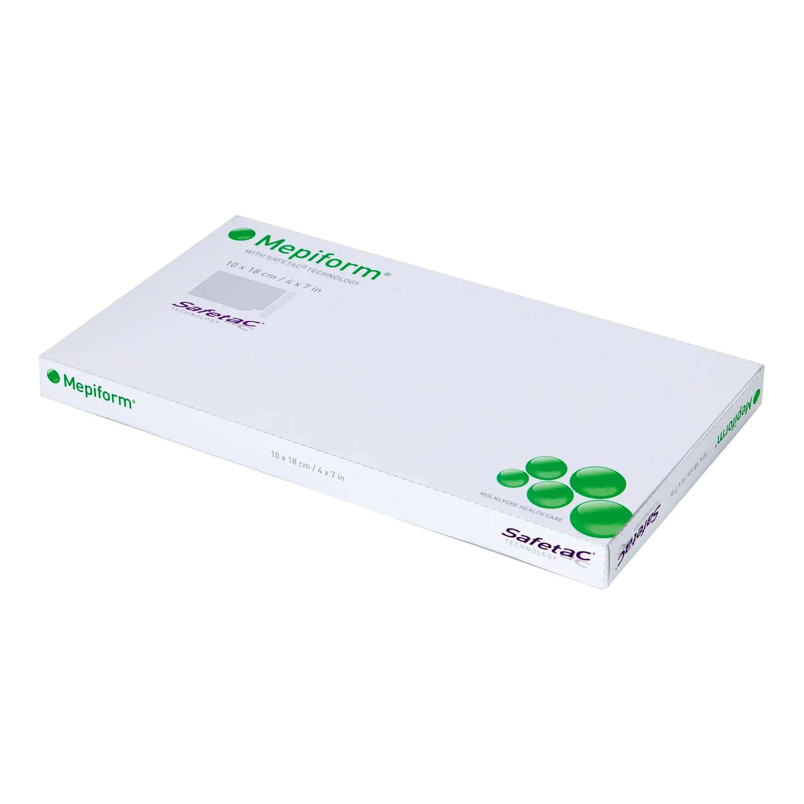 Mepiform Soft Silicone Sheeting, 4 x 7 Inch - Box of 5 - Image 1