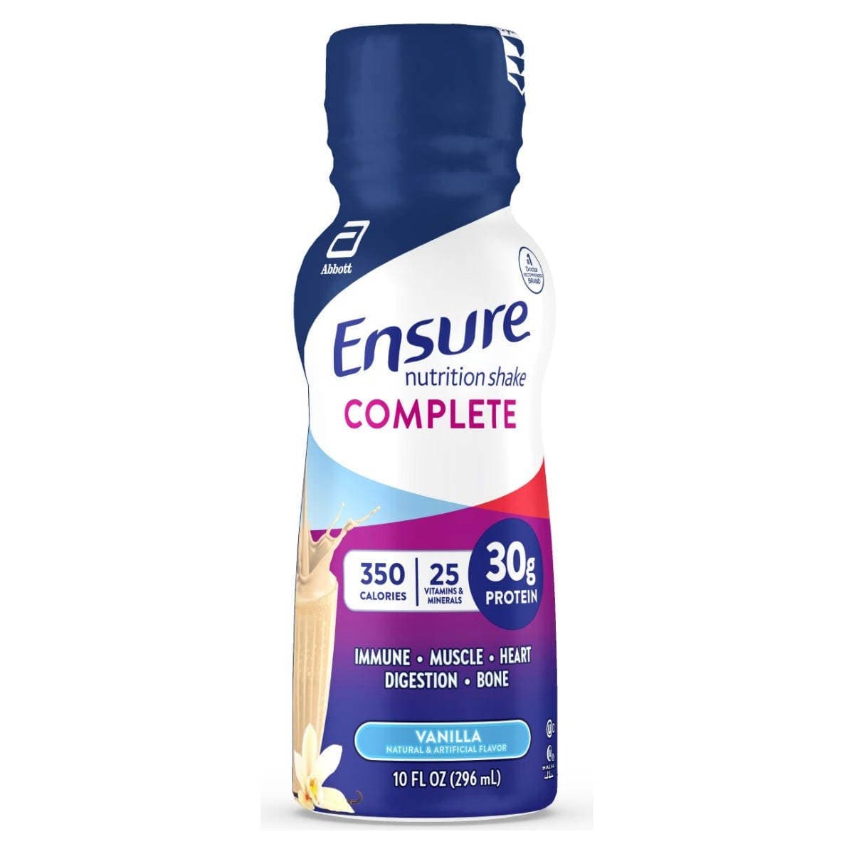 Ensure Complete Ready to Use Nutrition Shake, Vanilla, 10 oz - Each - Image 1