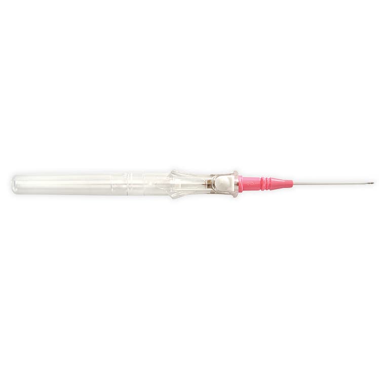 BD Angiocath Peripheral IV Catheter, Stright Hub, Pink, 20 Fr, 1.88 Inch - Box of 50 - Image 1