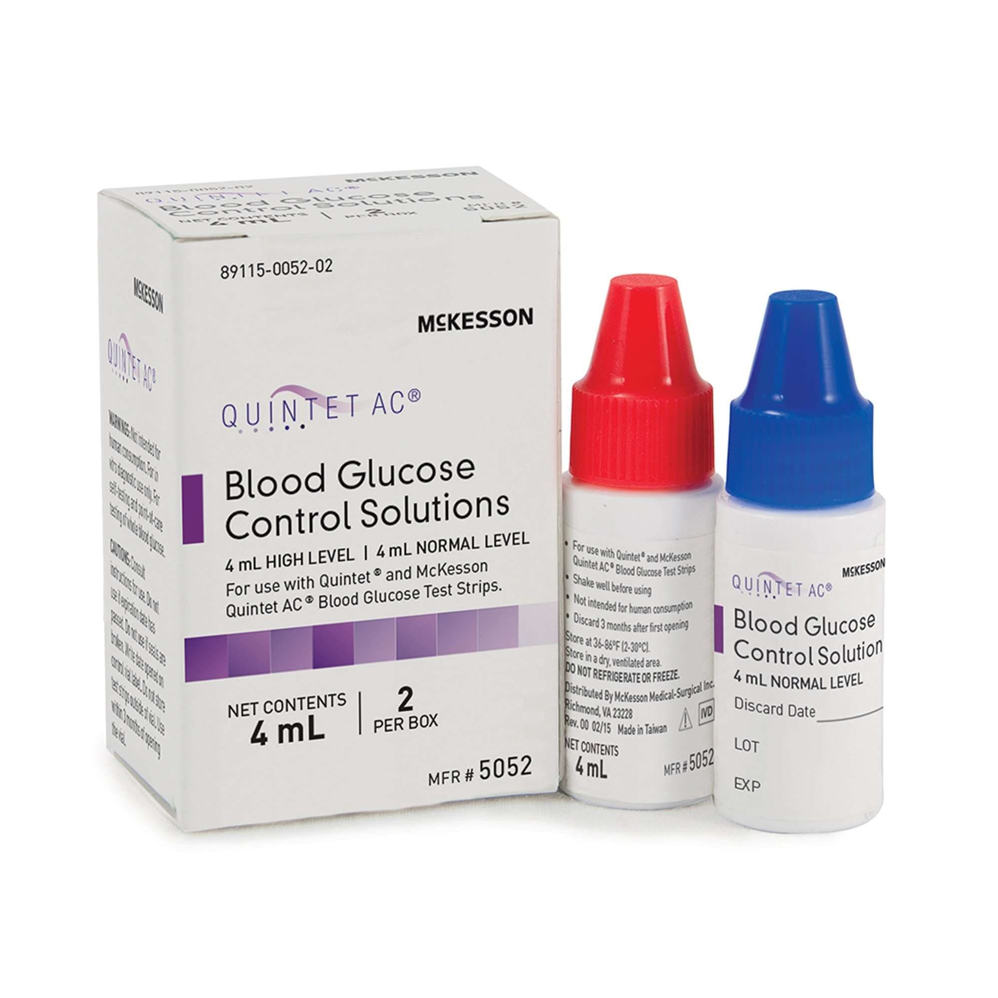 McKesson Quintet AC Blood Glucose Control Solution - Image 4