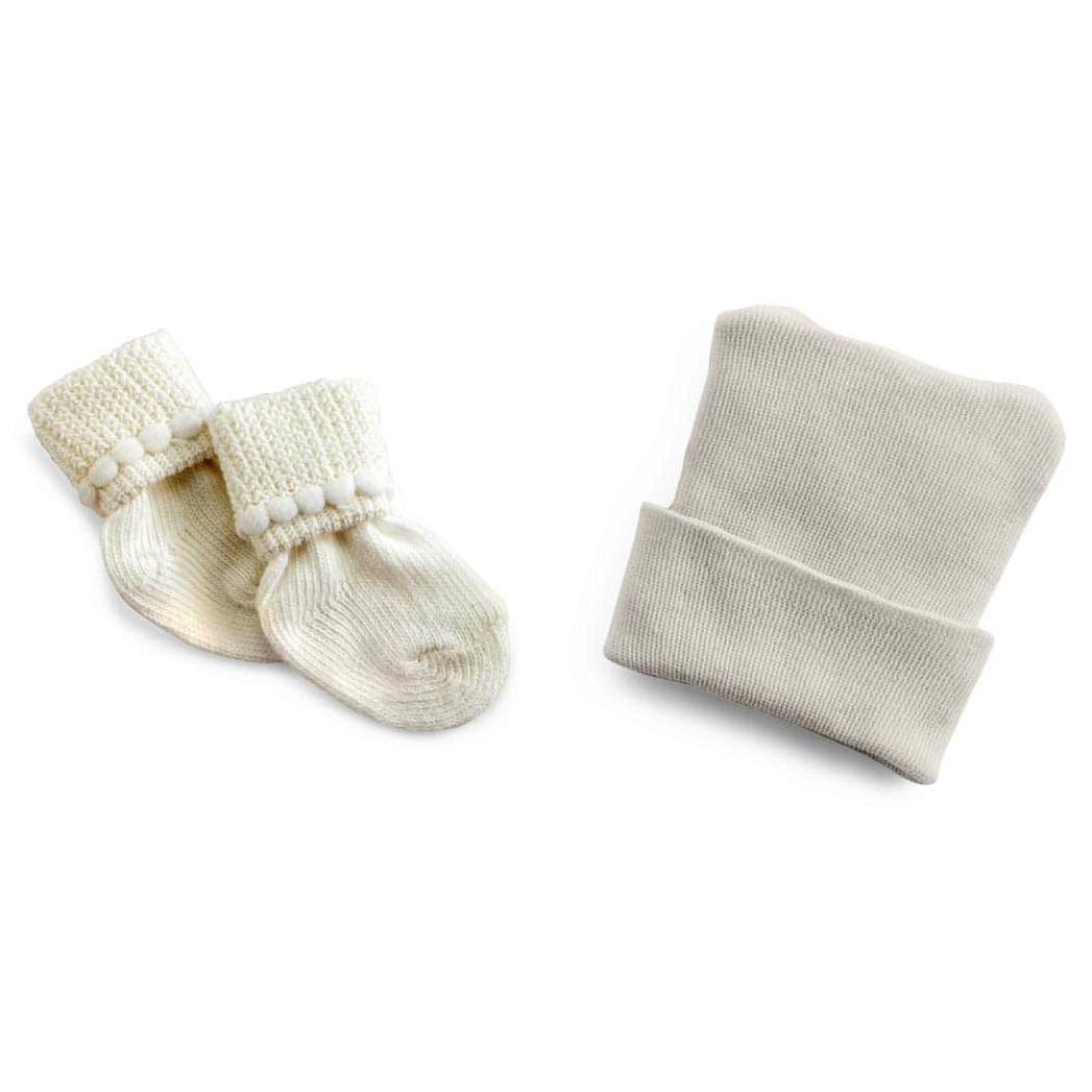 Medline Head and Foot Warmer Set, White - 1 Dozen - Image 1