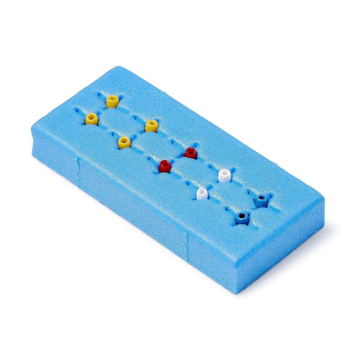 Medline X-Ray Detectable Blue Foam Suture Boots, Assorted Colors - Case of 50 - Image 1