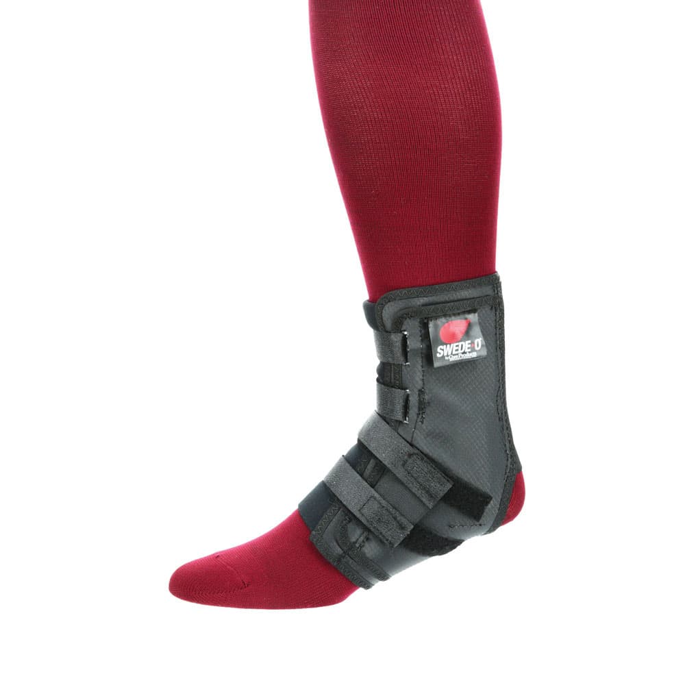 Swede-O Easy Lok Ankle Brace Large, Black - Image 1