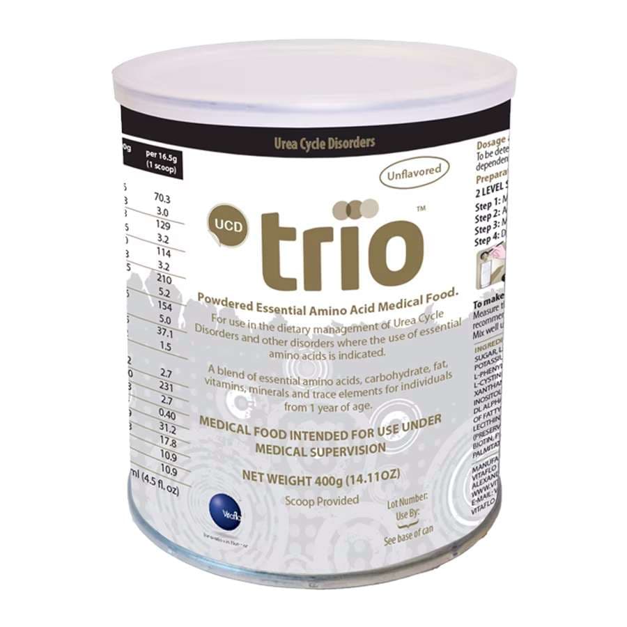 Vitaflo UCD Trio Powdered Essential Amino Acid Medical Food, Unflavored, 400 Gram - Each - Image 1