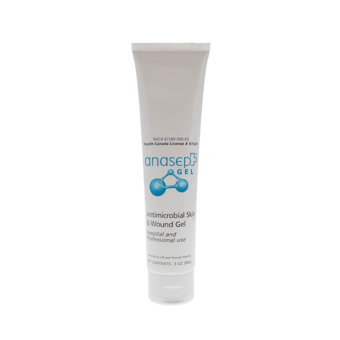 Anasept Antimicrobial Skin and Wound Gel, 3 oz - Case of 12 - Image 1