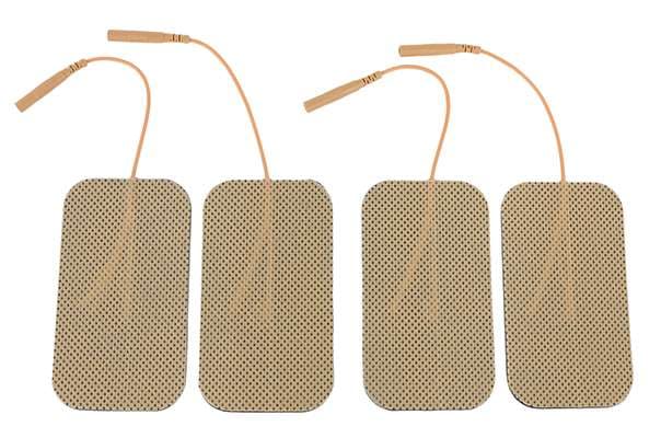 FabStim Self-Adhesive Tens Electrodes, 2 x 3.5" Rectangle - Package of 4 - Image 1