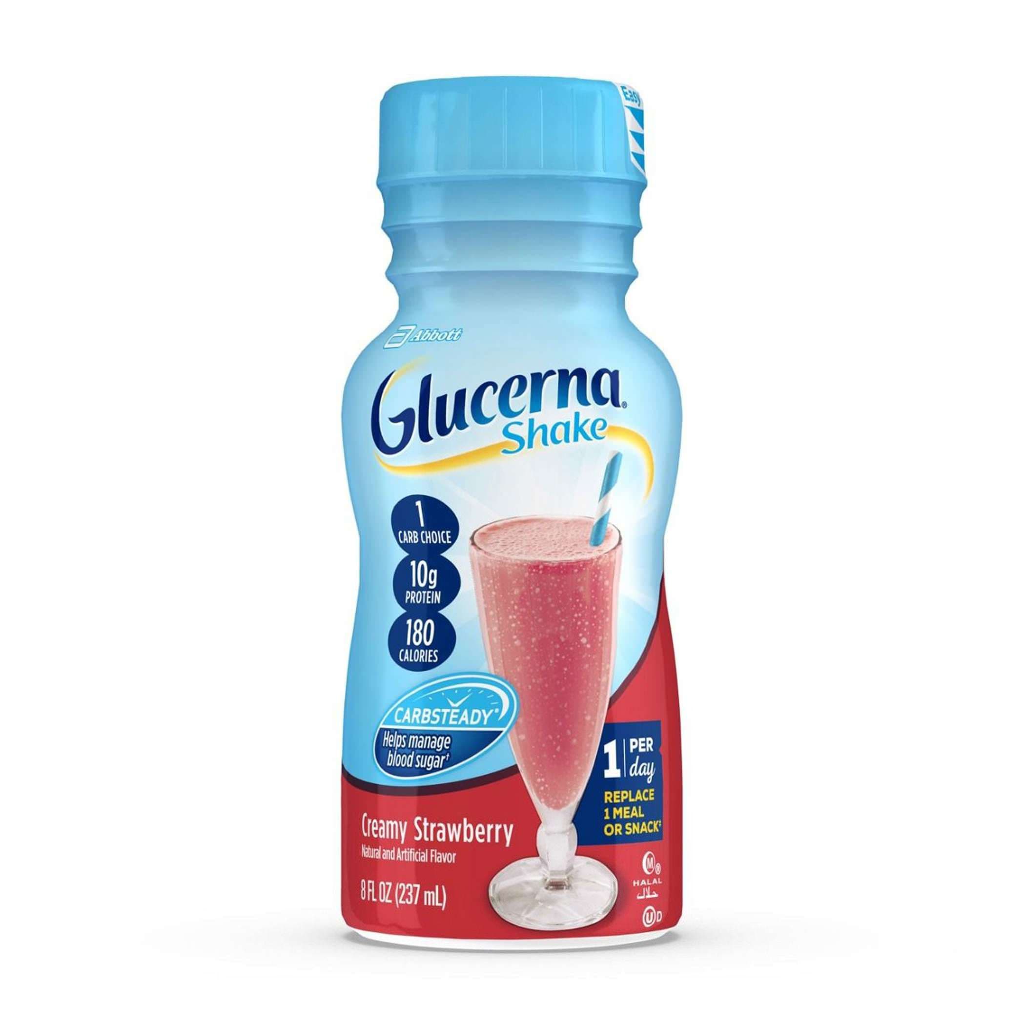 Glucerna Original Shake, Creamy Strawberry - Each - Image 1