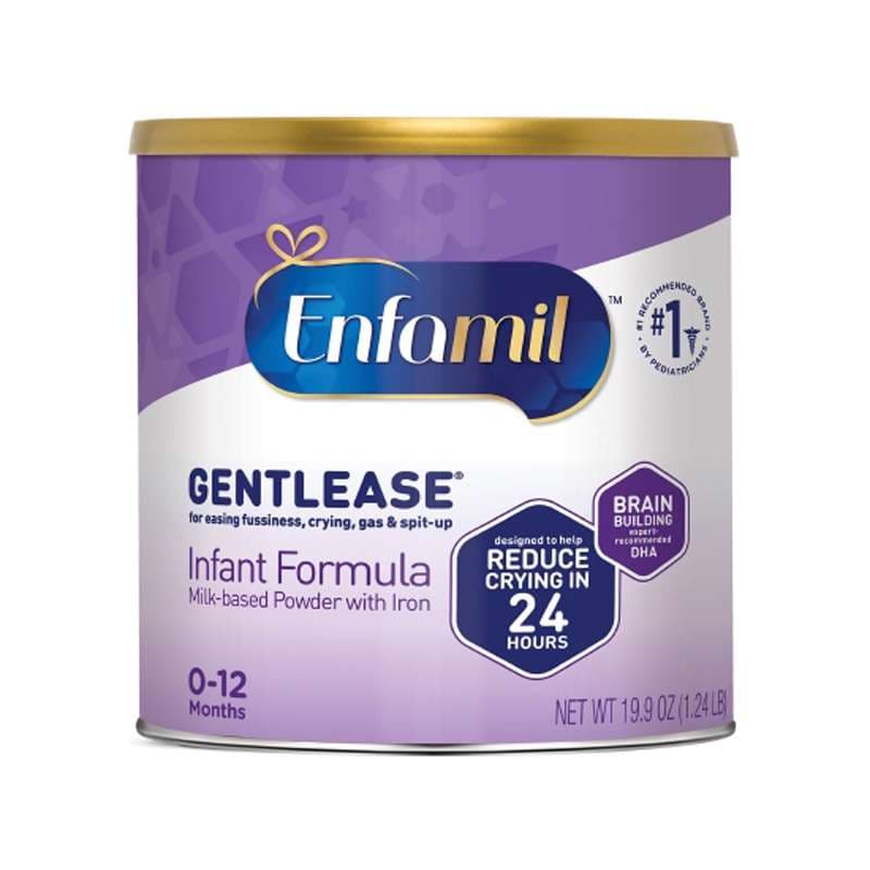 Enfamil Gentlease Infant Formula, Powder, 19.9 oz - Case of 4 - Image 1