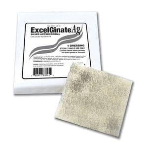 ExcelGinate AG Silver Alginate Dressing, 2 x 2 Inch - Image 1