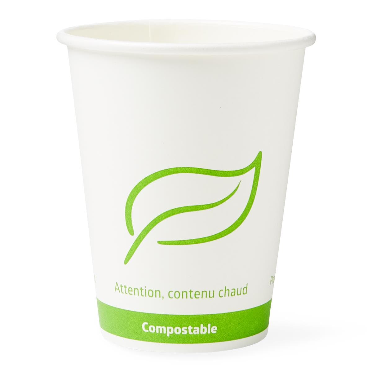 Medline Compostable Paper Hot Beverage Cups, 8 oz - Case of 1000 - Image 1